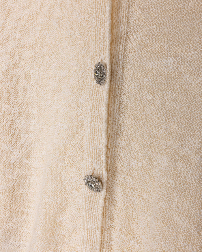 Gem Button Cardigan - Junees