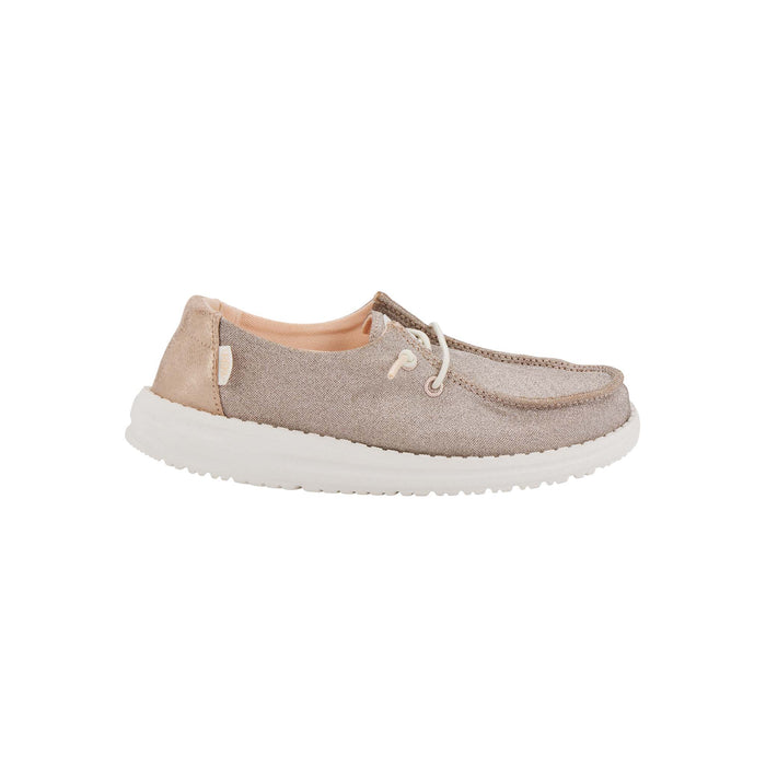 Girls Wendy Metallic Sparkle in Rose Gold