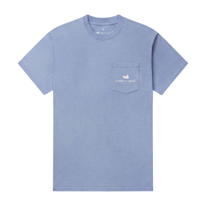 Good Boy Short Sleeve T-Shirt in Washed Blue