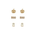 Halloween Stud Earring Set - 3 Pack