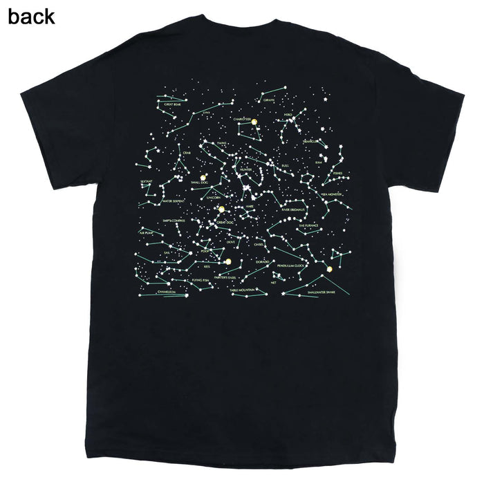 Heavenly Bodies Adult Black 2-Sided T-shirt