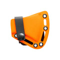 Additional Kydex sheath for the Hellgate Hatchet, featuring a vibrant orange design and secure strap for easy attachment.