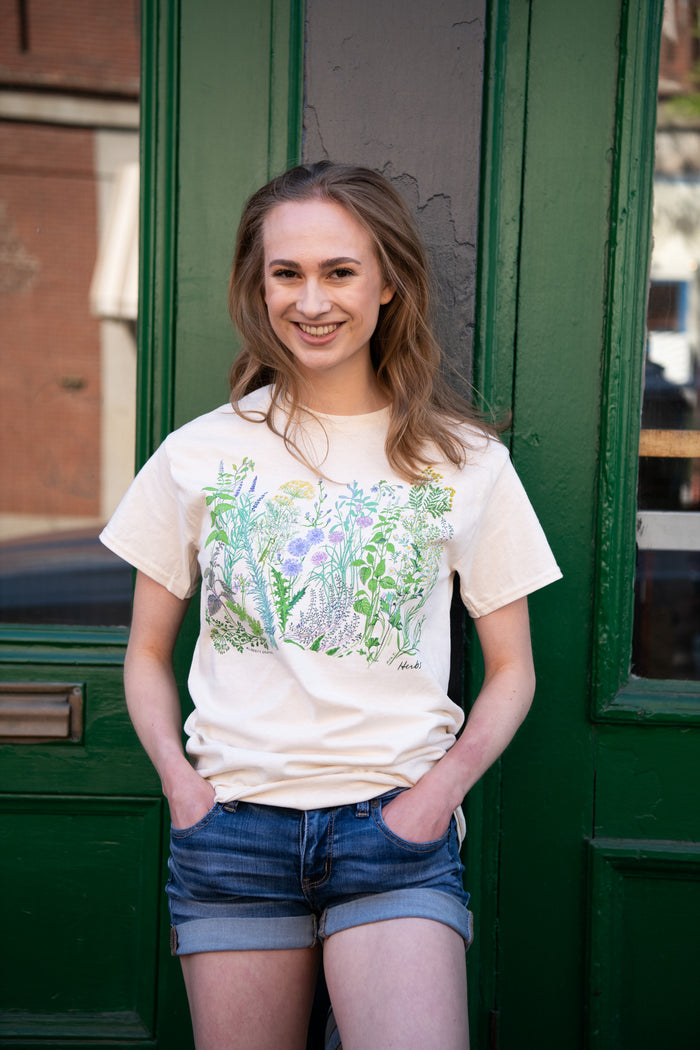 Herbs Adult Natural Organic T-shirt