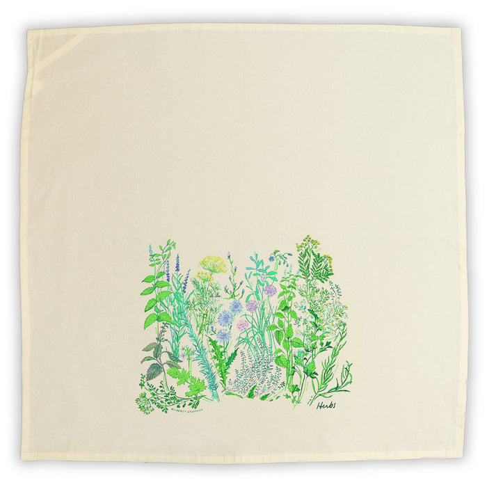 Herbs Natural Tea Towel