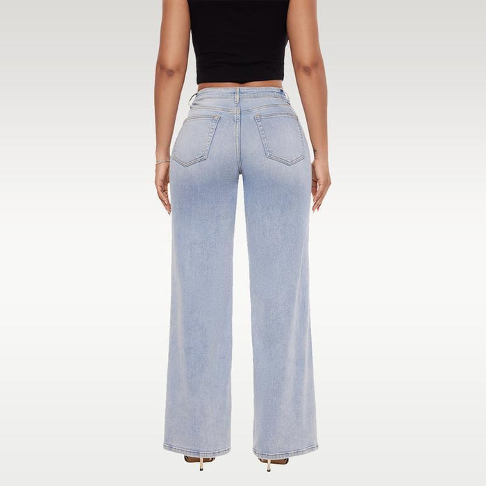 High Waisted Wide Leg Jeans