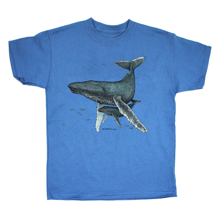 Humpback Whales Youth Denim T-shirt