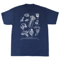 Jellyfish Adult Navy T-shirt