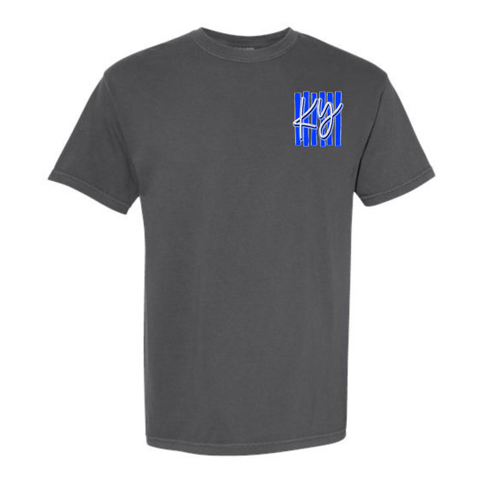 Kentucky Stripes Short Sleeve T-Shirt in Pepper