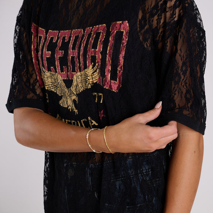 Lace Freebird Short Sleeve T-Shirt