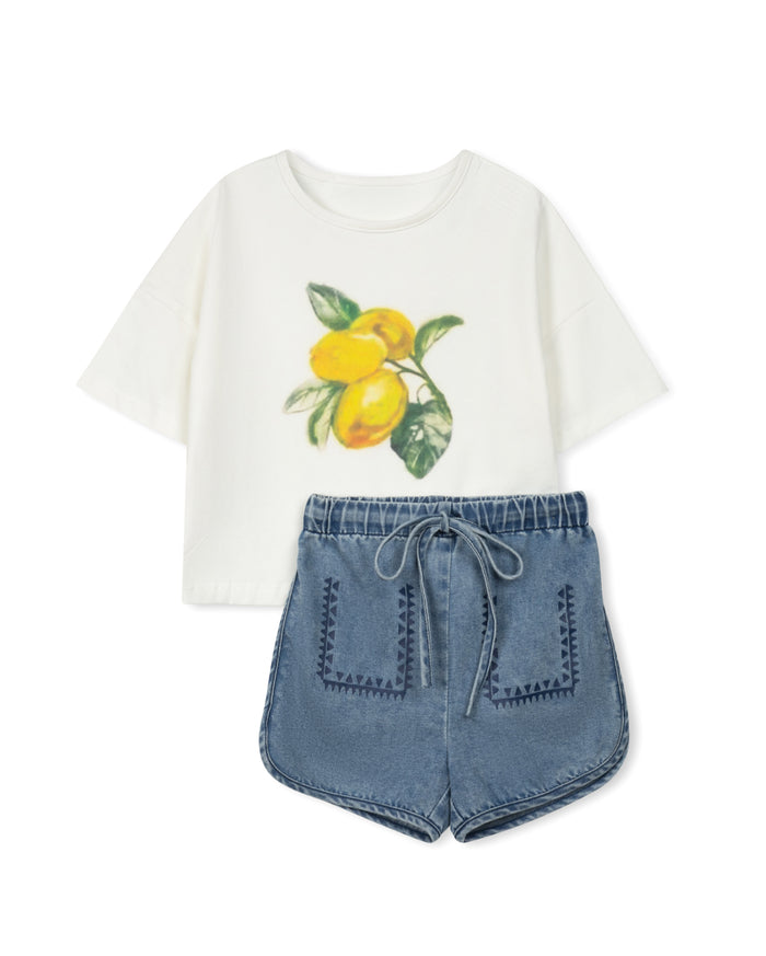 Lemon Shorts Set - Junees