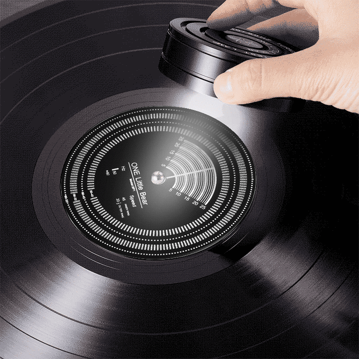Little Bear Mini 50/60Hz Stroboscopic Speed Strobe Light+Tachometer Disc for Turntable LP Records