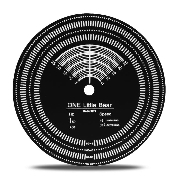 Little Bear Mini 50/60Hz Stroboscopic Speed Strobe Light+Tachometer Disc for Turntable LP Records