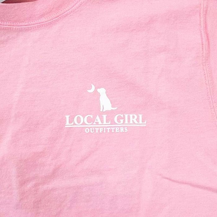 Local Girl Youth Camo Banner Short Sleeve T-Shirt
