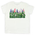Lupine & Daisies Ladies White T-shirt