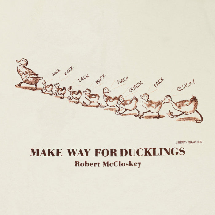 Make Way For Ducklings – Quack! Adult Natural T-shirt