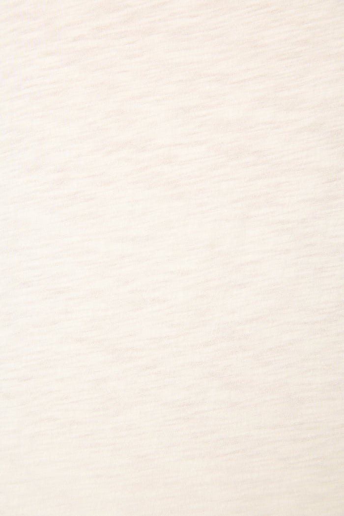 Soft light beige fabric with a subtle horizontal textured pattern and an evenly lit surface.