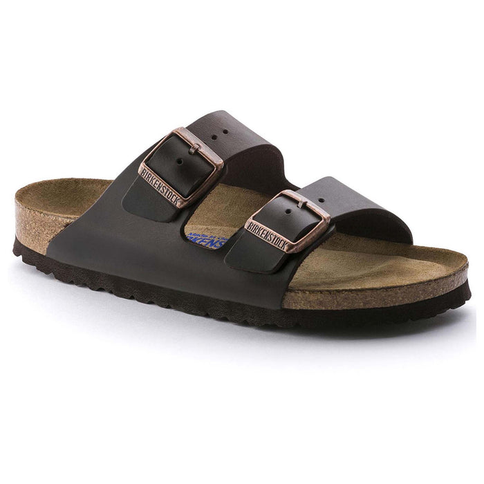 Birkenstock Arizona Soft Footbed Oiled Leather Sandals in Brown