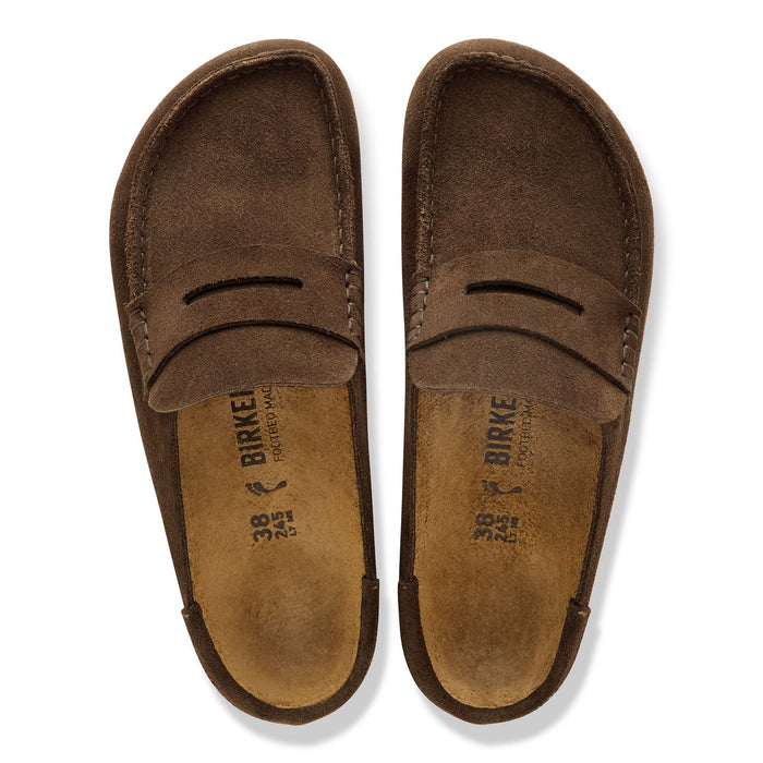 Birkenstock Men's Naples Suede Leather Clog in Carafe