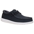 Men's Wally Stretch Jersey Shoes in Black and White