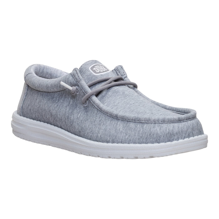 Men's Wally Stretch Jersey Shoes in Grey