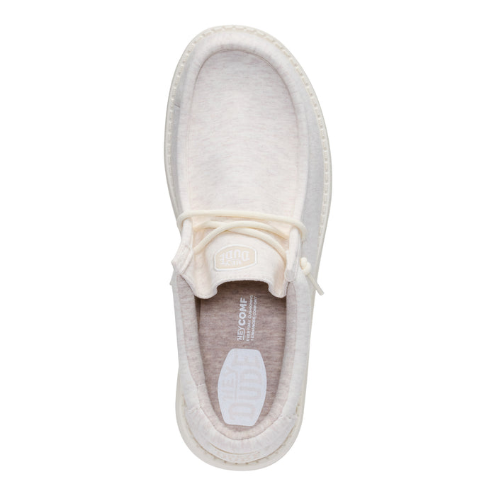 Men's Wally Stretch Jersey Shoes in Oatmeal