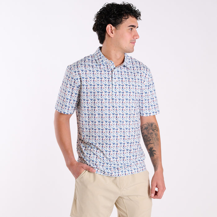 Men's Water Dude Tees and Carts Polo