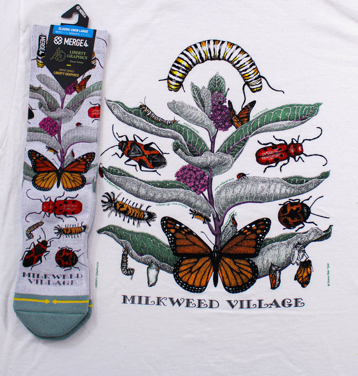 Milkweed Village Socks by Merge4
