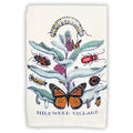 Milkweed Village White Tea Towel