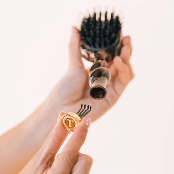 Mini Boar Bristle Hair Brush in Tortoise Shell