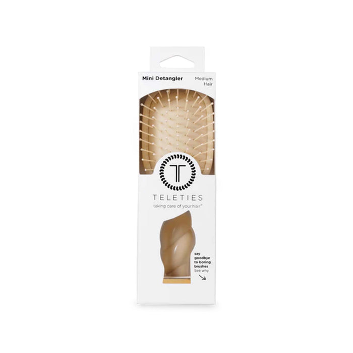 Mini Detangler Hair Brush in Tan