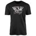 Black Montana Knife Company Moose Tee featuring a graphic design with the brand name and moose illustration.