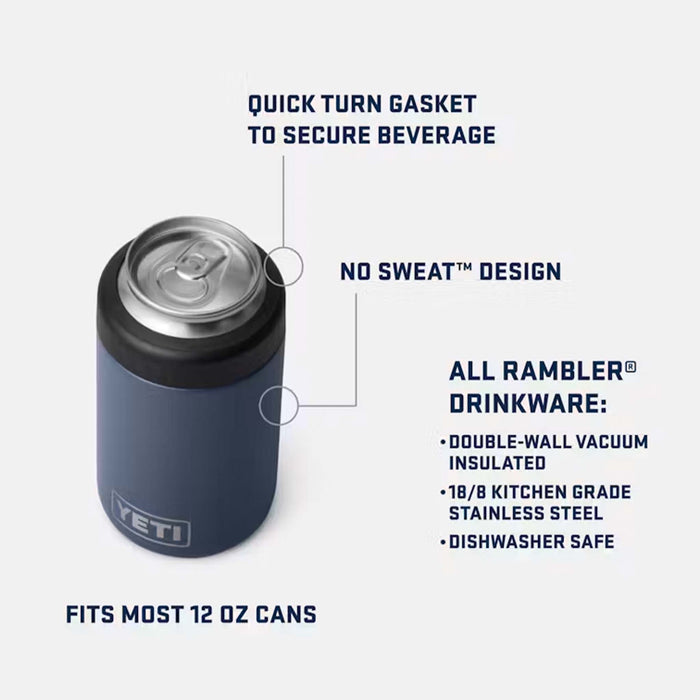 Navy Rambler 12oz Can Colster
