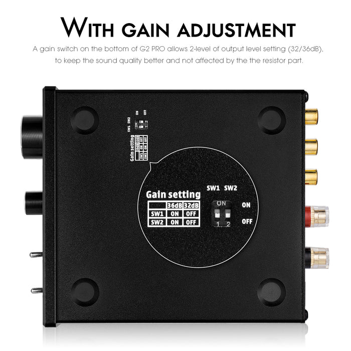 Nobsound G2 PRO Mini 300W Mono Digital Power Amplifier Subwoofer/Full-Frequency Home Audio Amp