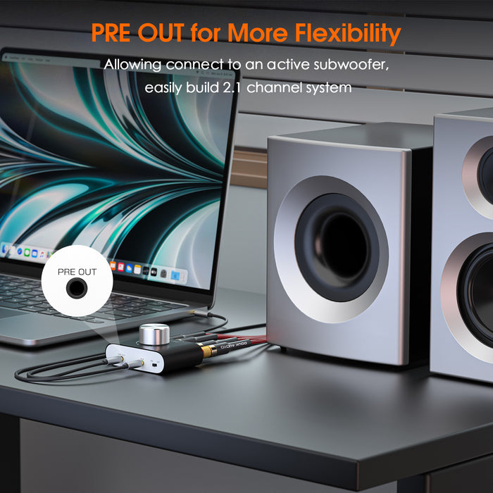 Nobsound NS-01G MAX Mini Bluetooth Power Amplifier 2.0 Channel Home Audio Amp 100W+100W