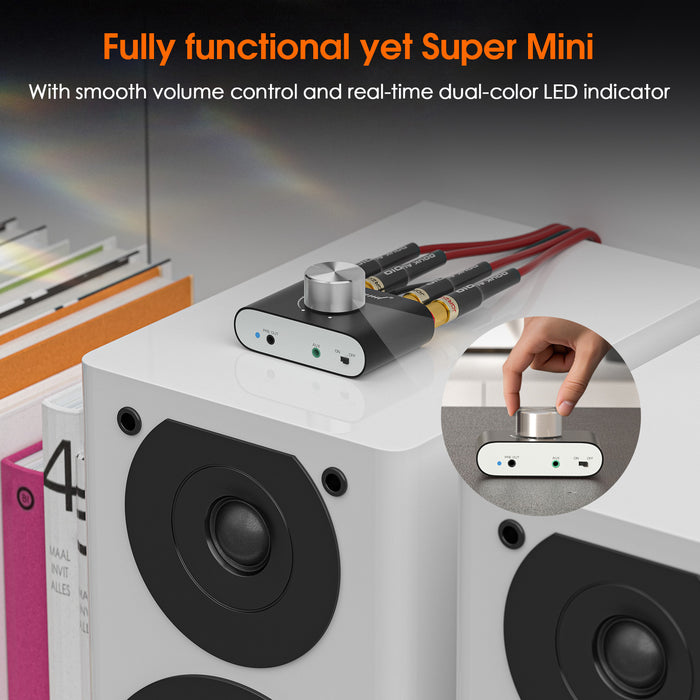 Nobsound NS-01G MAX Mini Bluetooth Power Amplifier 2.0 Channel Home Audio Amp 100W+100W