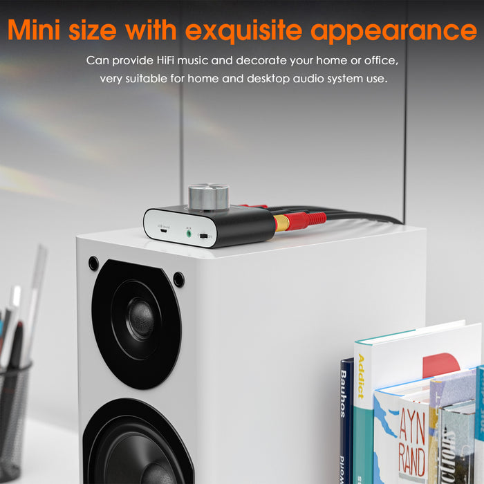 Nobsound NS-01G PRO Mini Bluetooth 5.0 Digital Amplifier USB Sound Card Stereo Audio Amp 50W+50W
