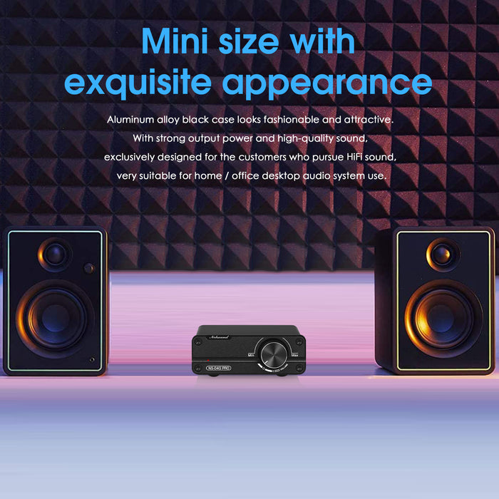 Nobsound NS-04G PRO HiFi 2.0 Channel Digital Amplifier Mini Home Stereo Audio Amp 100W×2