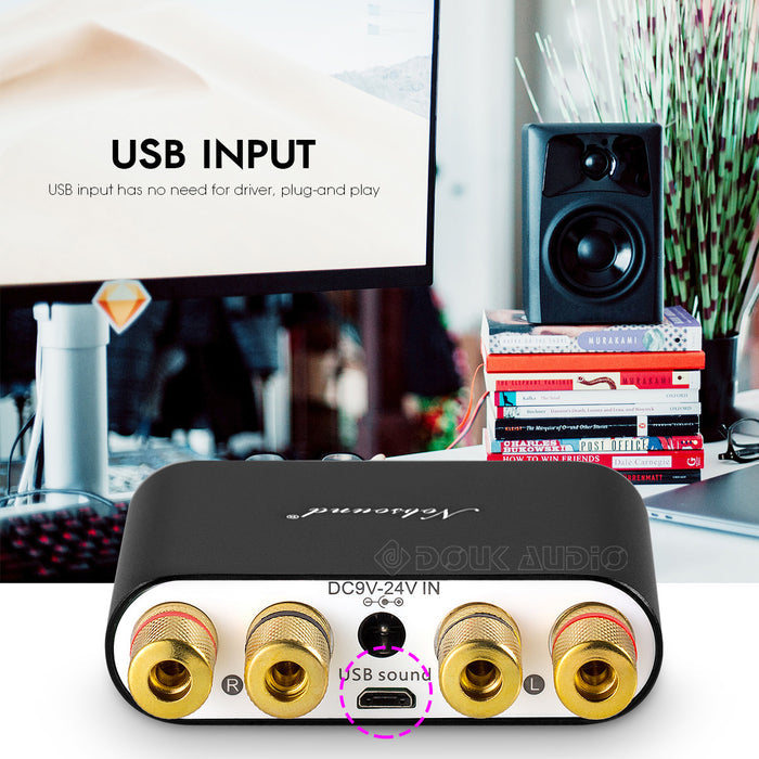 Nobsound NS-10G Mini Bluetooth 5.0 Digital Amplifier HiFi Stereo Audio Bass Amp 50W+50W