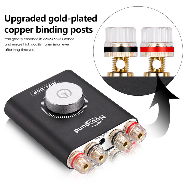 Nobsound NS-20G Mini Bluetooth 5.0 Digital Amplifier HiFi Stereo Headphone Amp 100W+100W