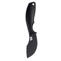Montana Knife Company's PACKOUT SKINNER features a sleek black PVD finish and a ergonomic handle, ideal for hunters.