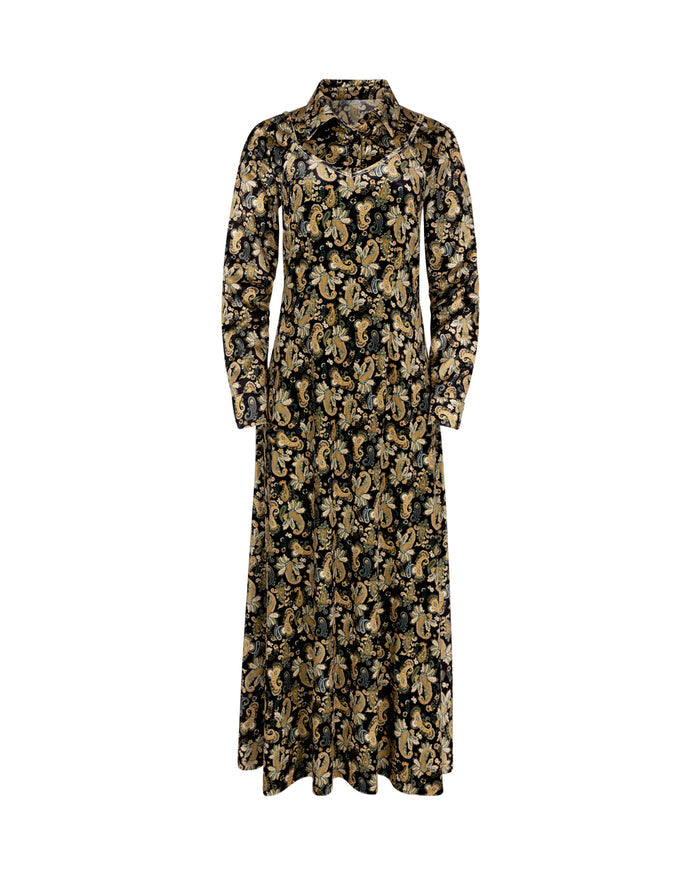 Paisley Slip Dress And Blouse - Junees