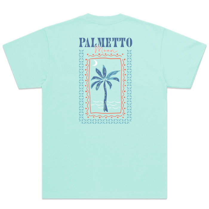 Pattern Palm Short Sleeve T-Shirt