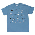 Penguin Tracks Youth Indigo T-shirt