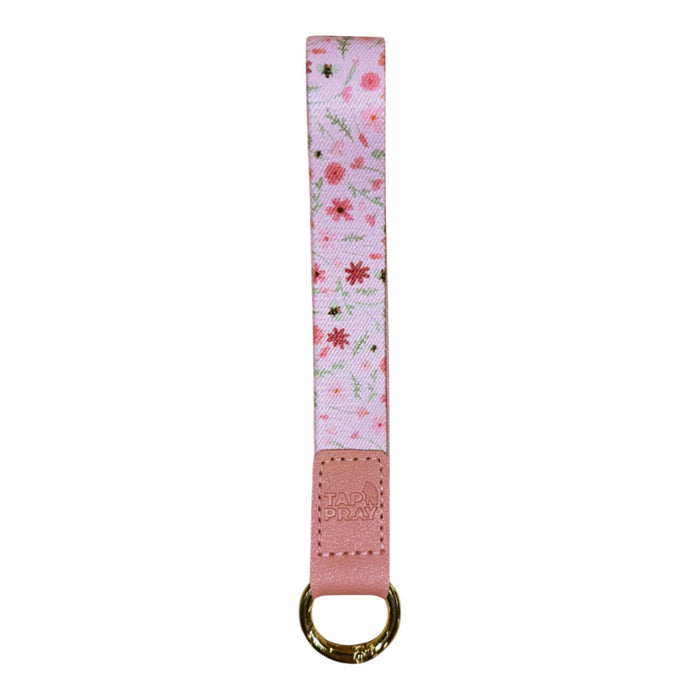 Pink Meadows Wrist Lanyard