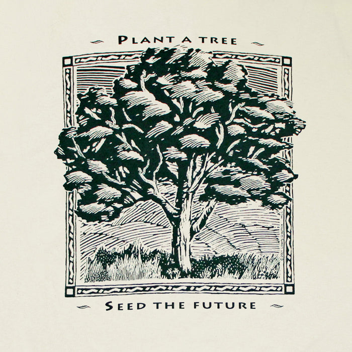 Plant A Tree Adult Natural Organic T-Shirt
