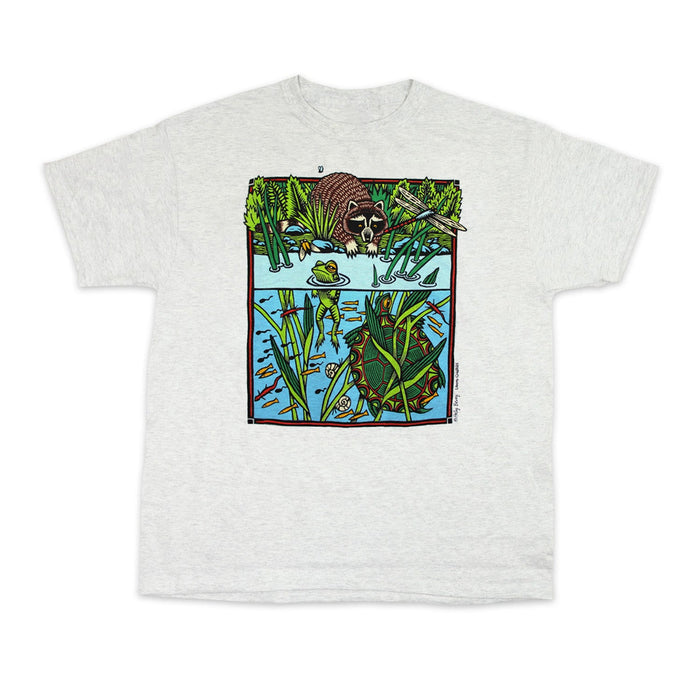 Pond Scene Ash Youth T-shirt