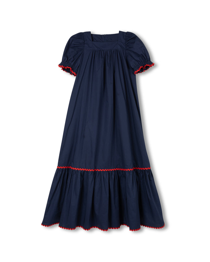 Poplin Square Neck Robe - Junees