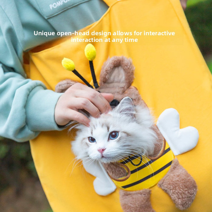 Portable Canvas Pet Carrier Tote Bag