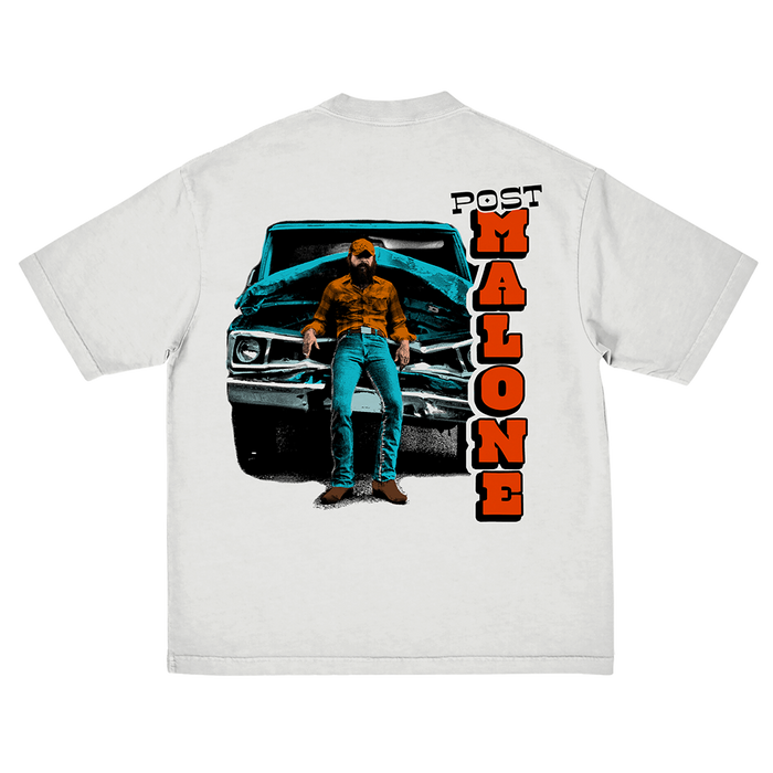 Post Truck Short Sleeve T-Shirt in White