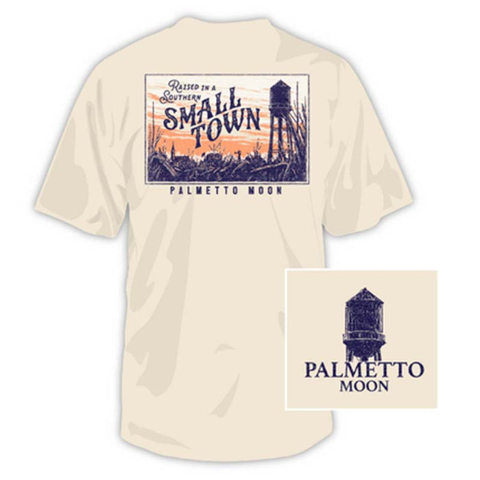 Natural | Raised In A Small Town Short Sleeve T-Shirt